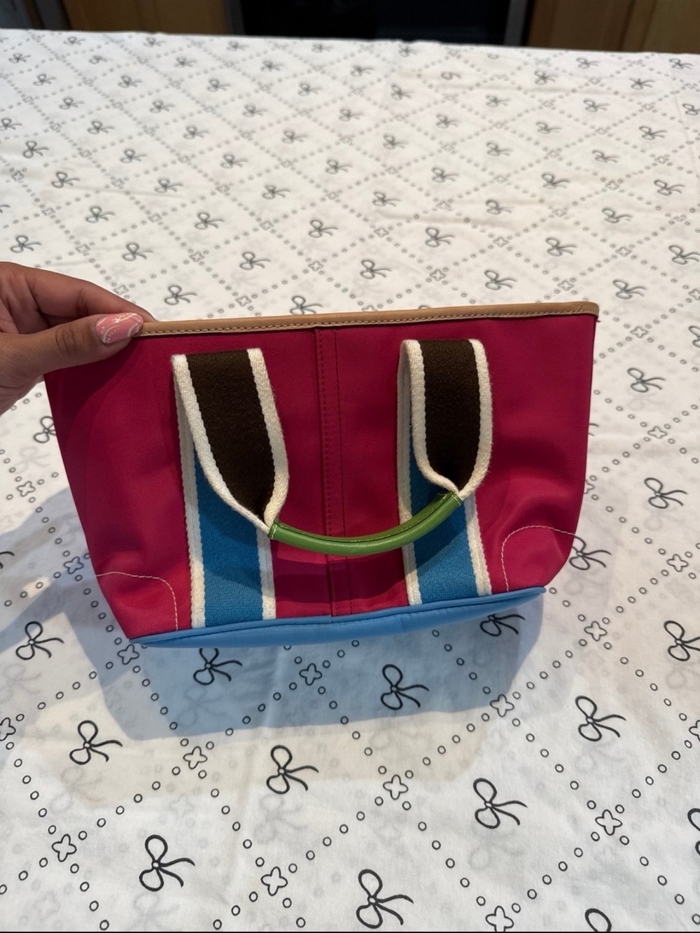 Coach vintage pink mini tote bag - Picture 5 of 8